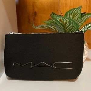 MAC small black cosmetic bag